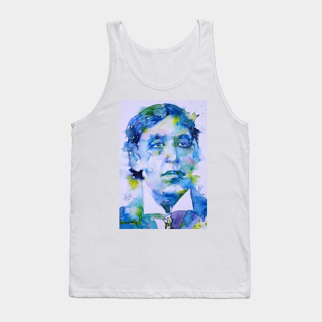 OSCAR WILDE watercolor portrait .10 Tank Top by lautir